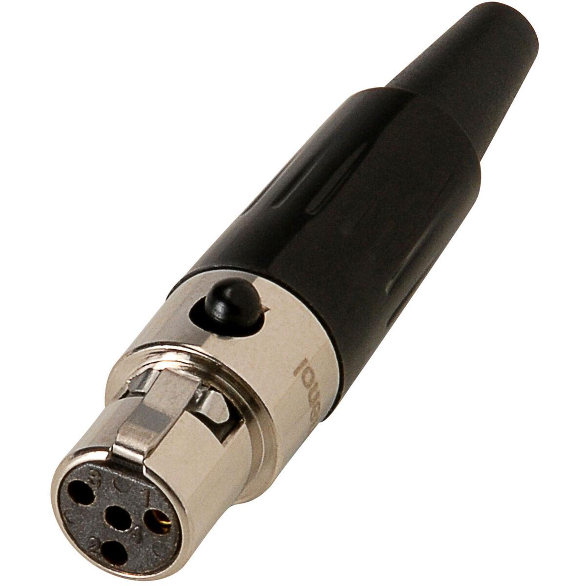 Amphenol AG4F 4Pin Mini XLR Female Cable Connector